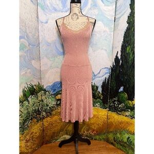 SzM Victoria’s Secret, pink knit dress.